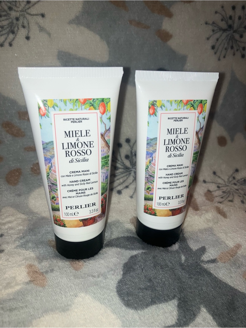 Perlier NWT Miele & Limone Rosso Hand Cream 3.3oz